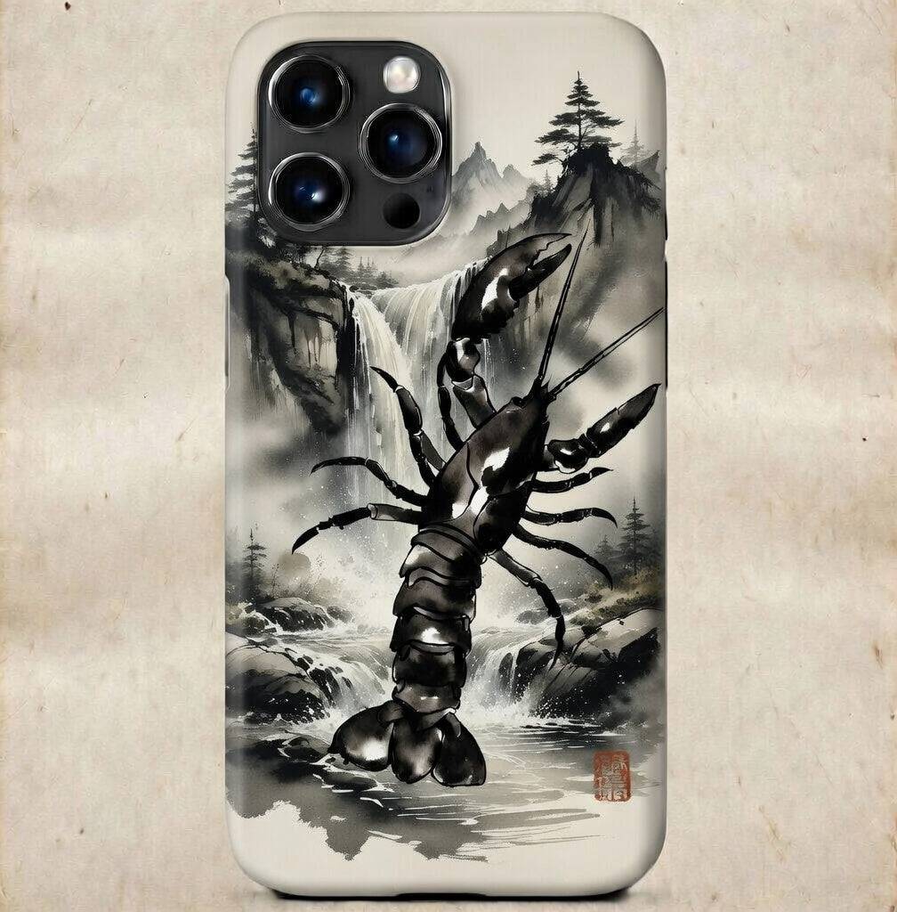 Crayfish phone case