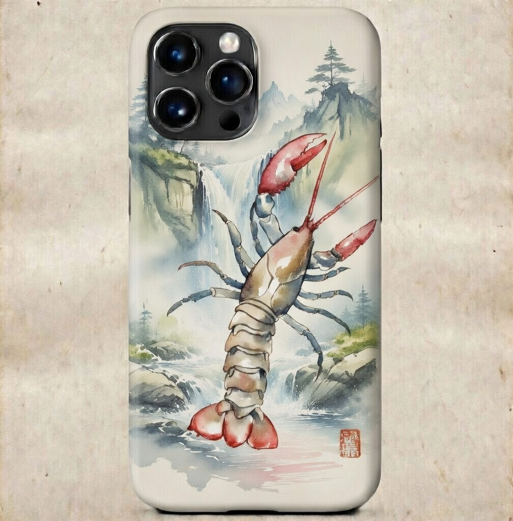 Crayfish phone case