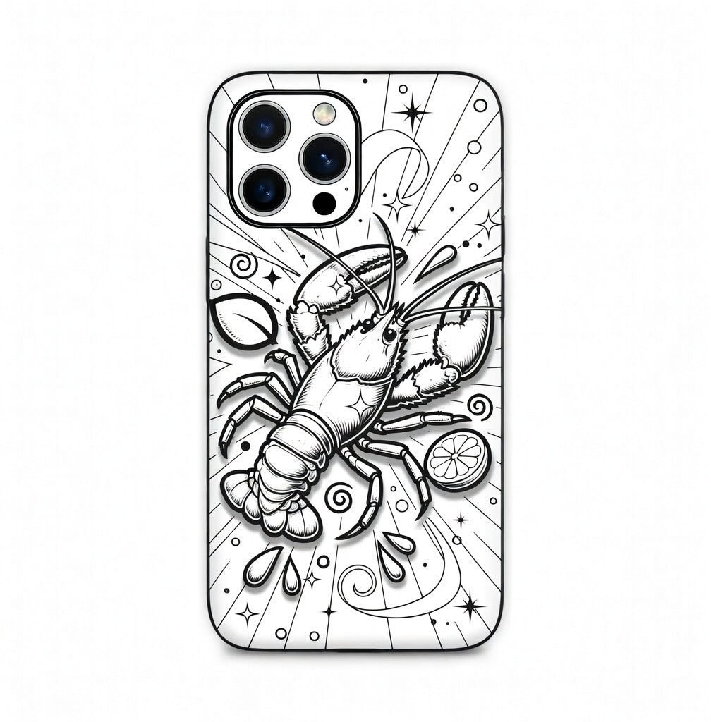 Crayfish phone case