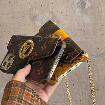 CROSSBODY ENVELOPE CARD HOLDER GENUINE LEATHER ELEGANT IPHONE