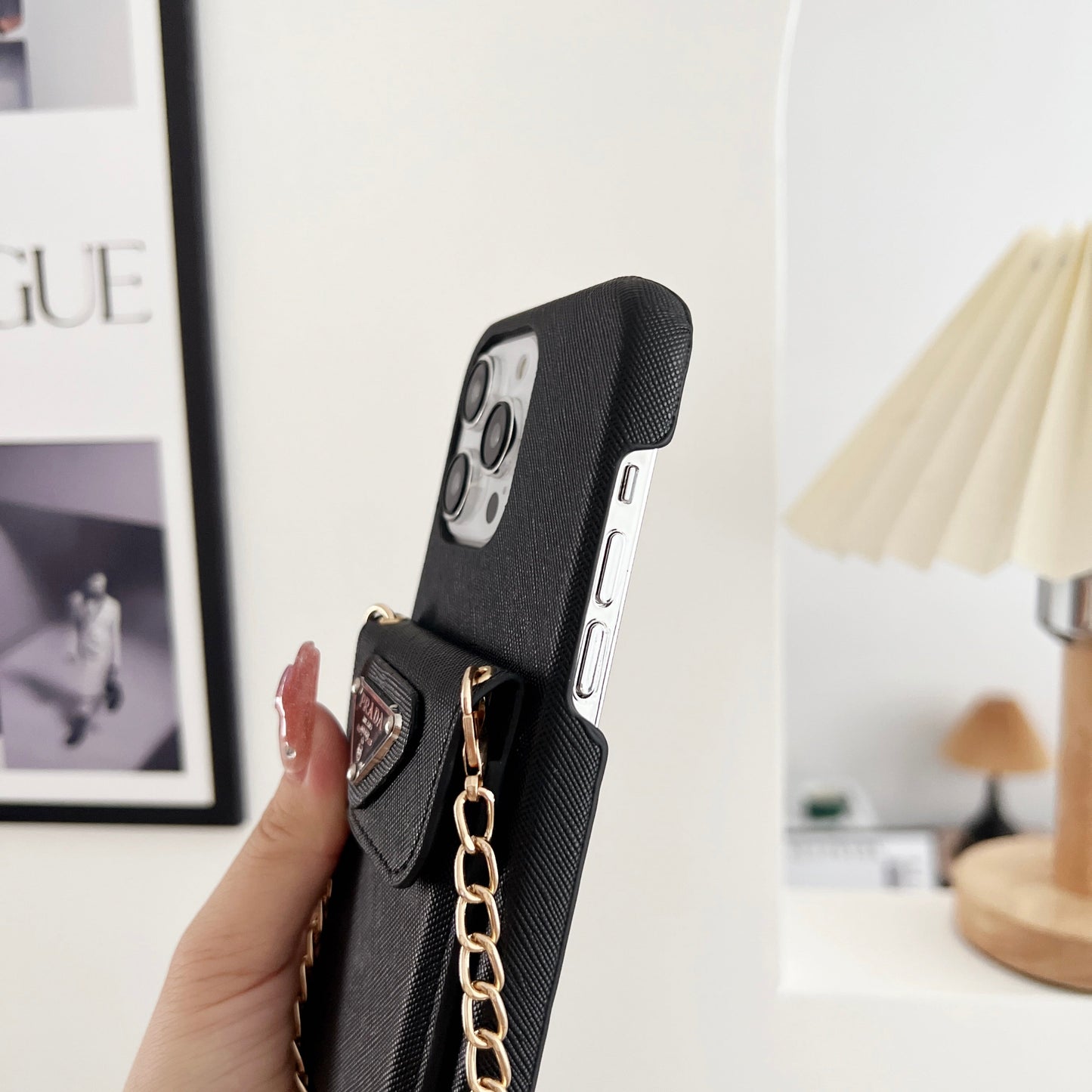 Luxurious leather iPhone case