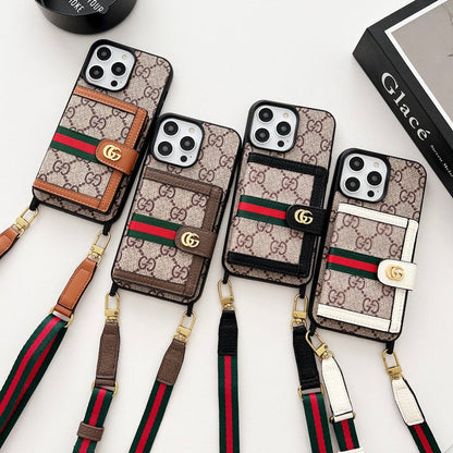 Luxury Card Bag Chain Classic iPhone Case