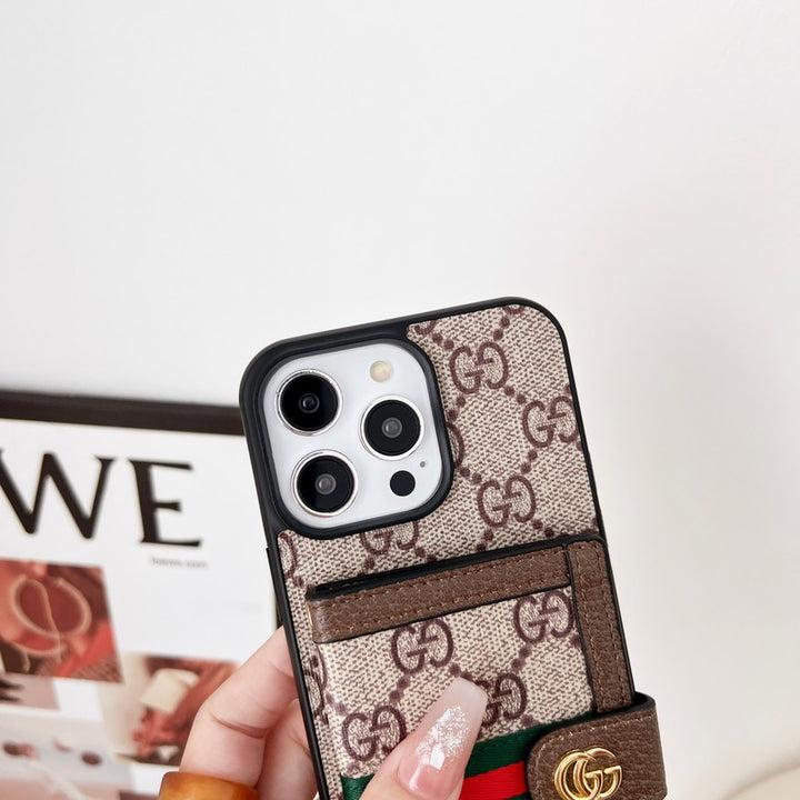 Luxury Card Bag Chain Classic iPhone Case