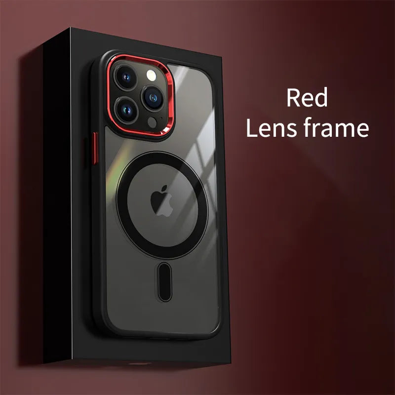 Luxury Clear Magnetic Cover