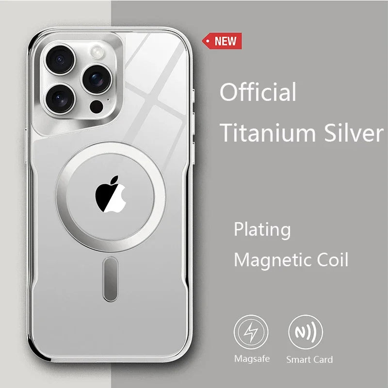 Luxury Plating Magnetic Cover