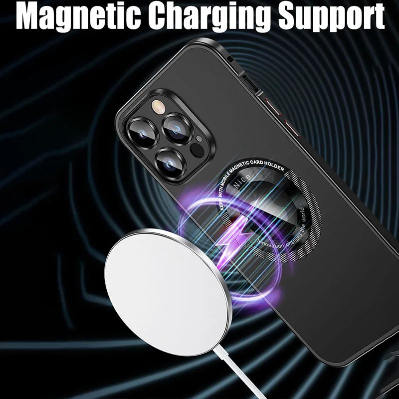 Metal Frame Magnetic Cover