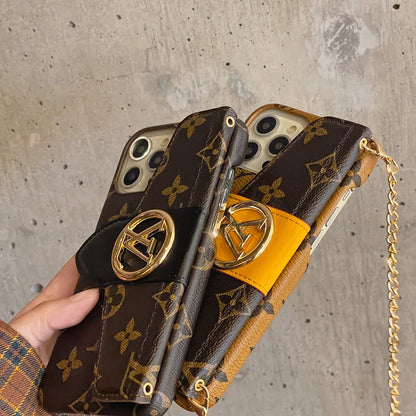 CROSSBODY ENVELOPE CARD HOLDER GENUINE LEATHER ELEGANT IPHONE