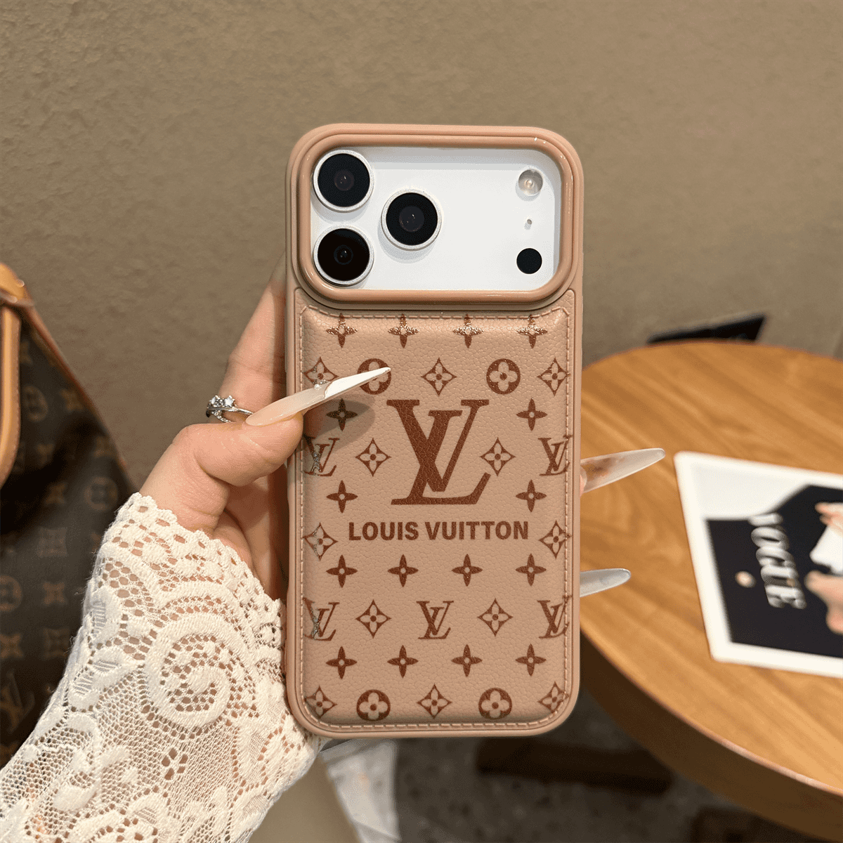 Luxurious LV-Style iPhone Case