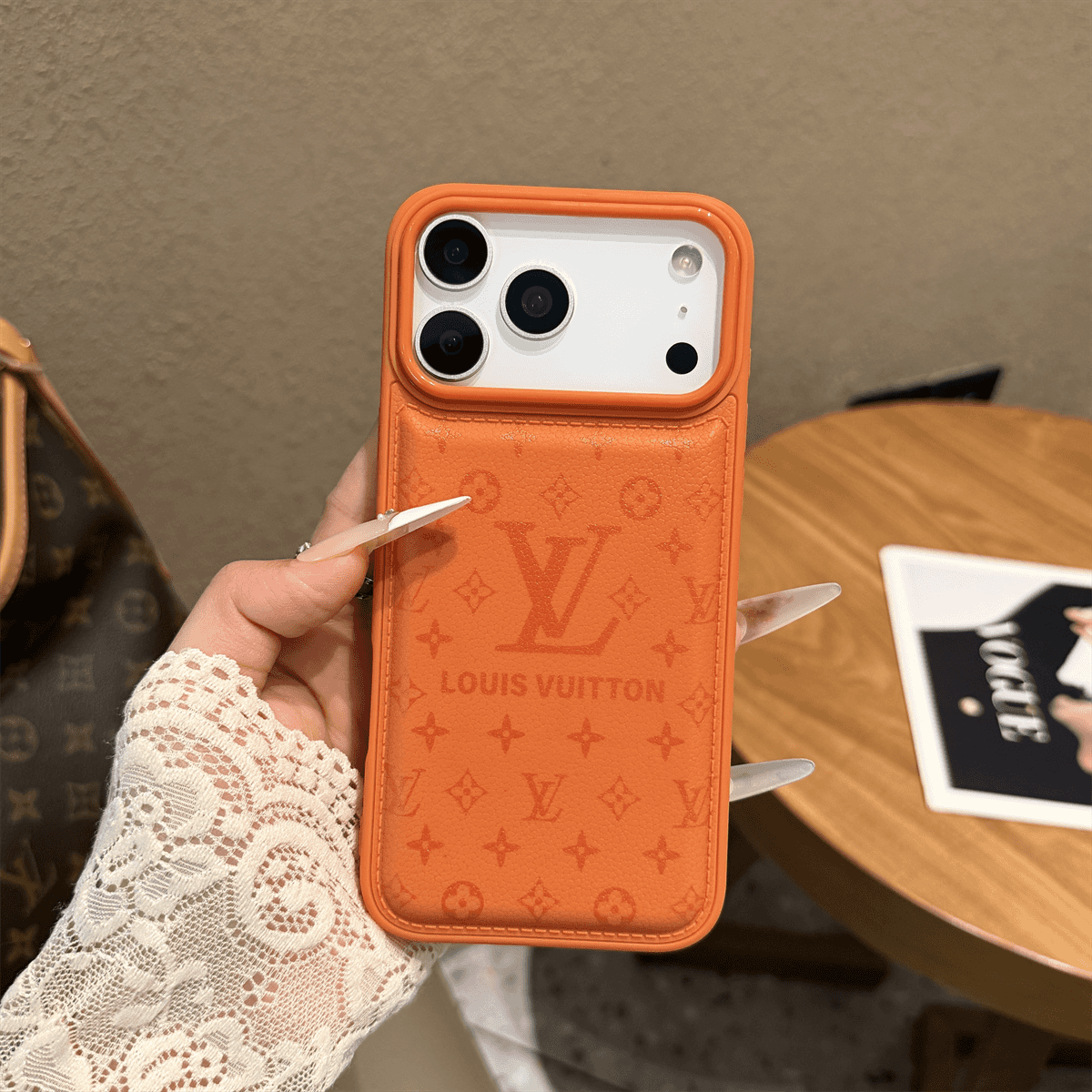 Luxurious LV-Style iPhone Case