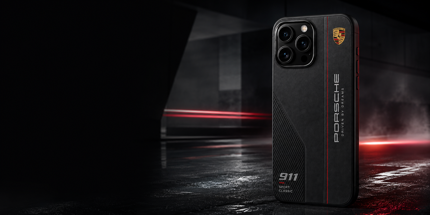 Premium automotive-inspired Shelledg iPhone case