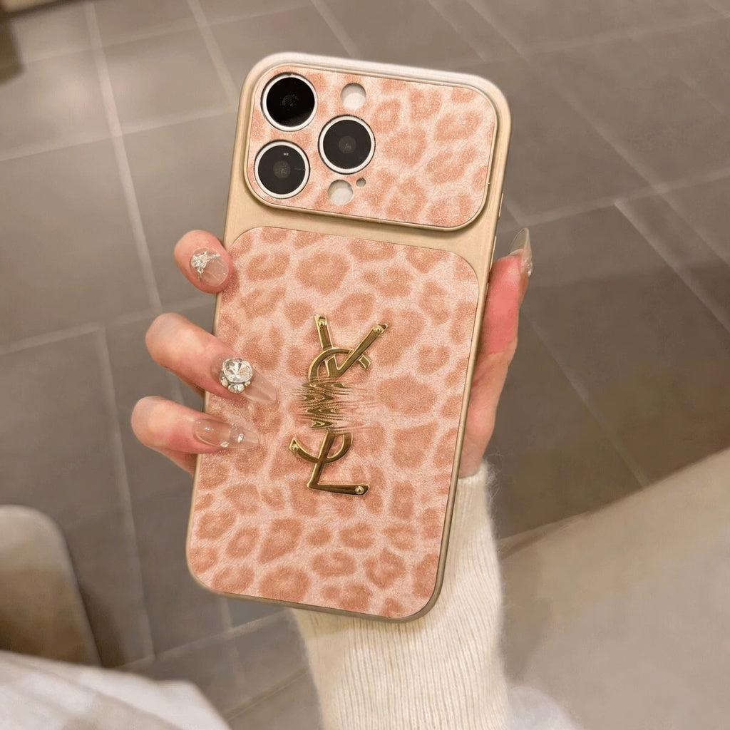 Pink Leopard Print Style Phone Case